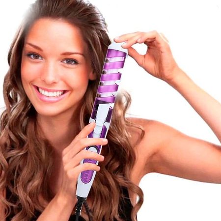 Tenaza Electrico Rizador Ondulador De Cabello Rizhen Hair Curler Multicolor