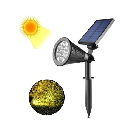 Estaca Solar LED Lampara Jardín Iluminación Decoración Exterior 7LEDS Multicolor