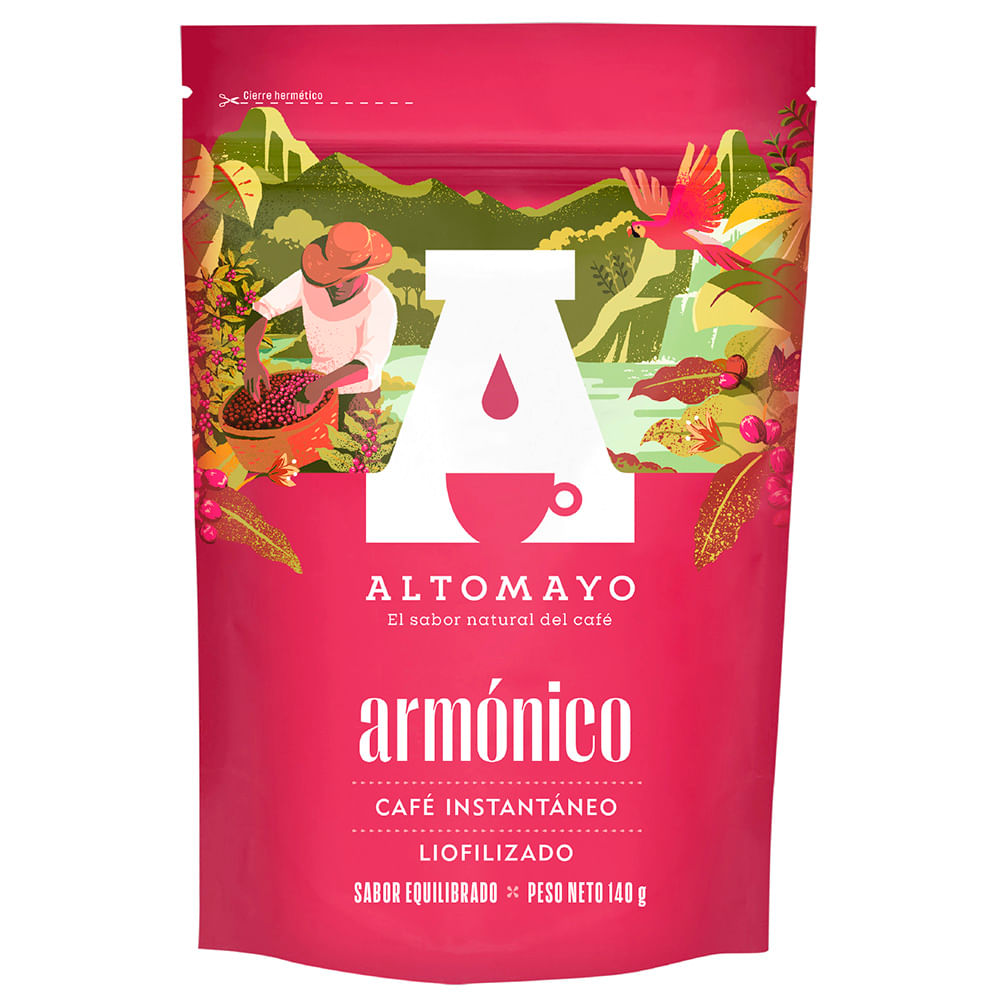Café Instantáneo Armónico ALTOMAYO Doypack 140g