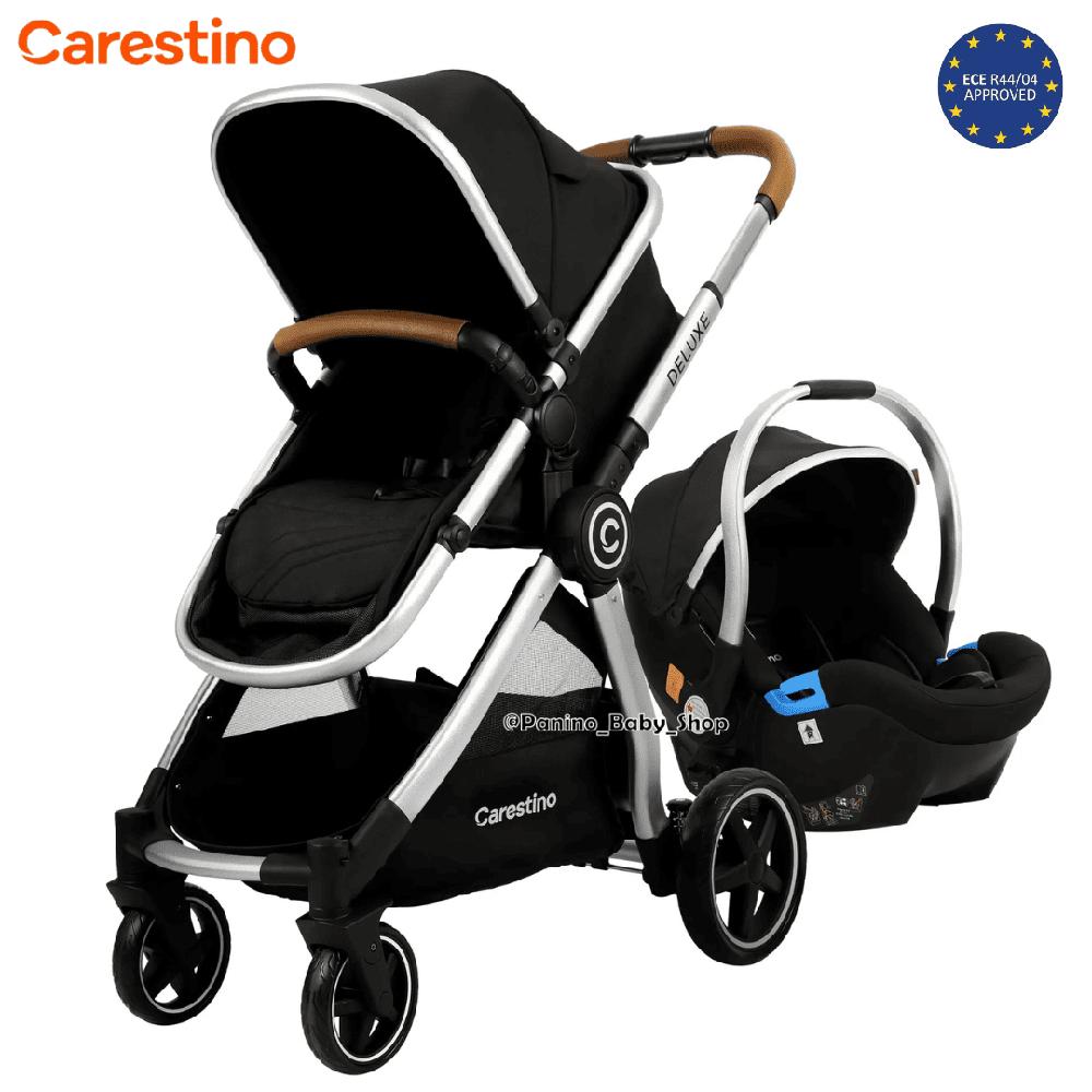 Coche Cuna Premium Travel System 3en1 -DELUXE V2- New Black DELUXEV2-001