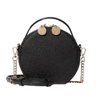 CARTERA MINI CROSSBODY NEGRA CON CADENA DORADA VICTORIAS SECRET