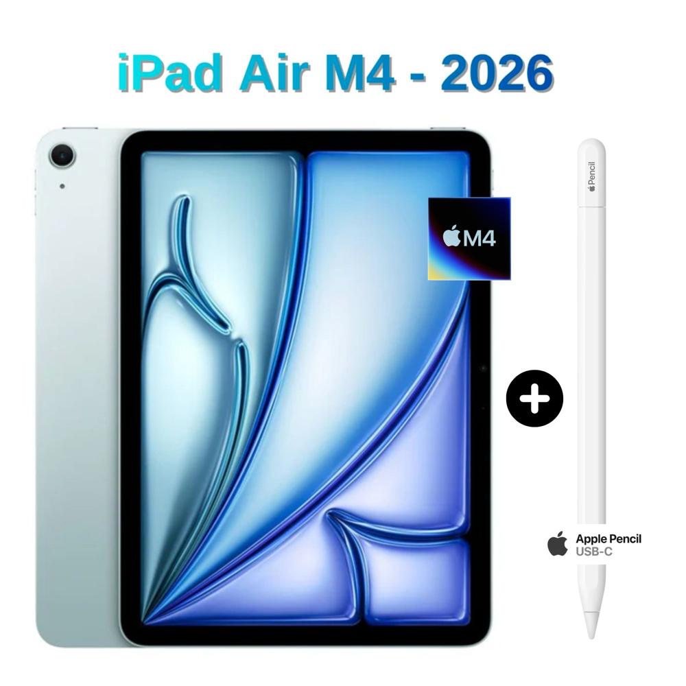 Combo iPad Air Apple de 11'' Chip M4 WiFi 128GB - Blue con Apple Pencil