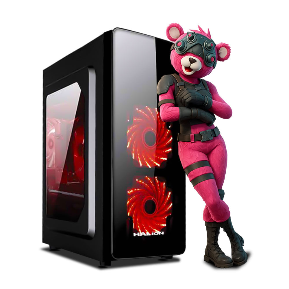 CPU GAMER HAKU Red Ryzen 7 4750G 16GB 500GB MI PC LISTA - MIPCLISTA SOLO CPU
