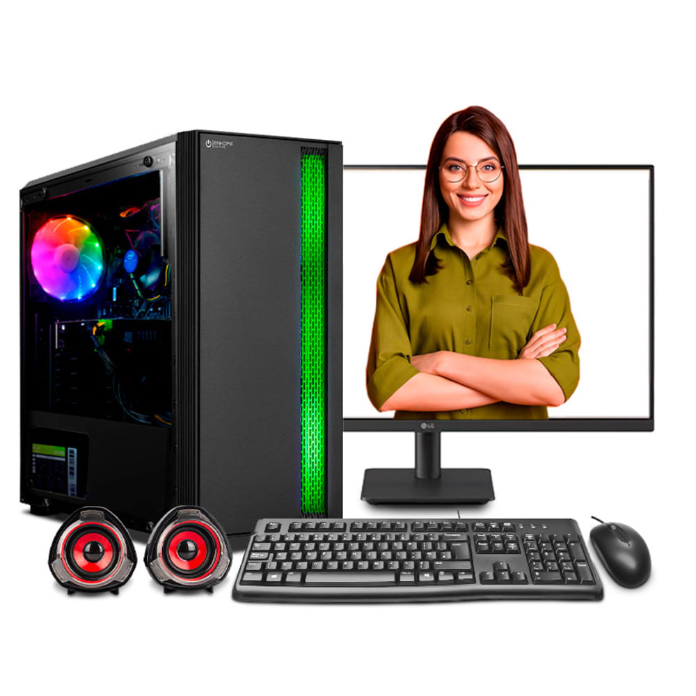 Pc Intel Core i7 12700 16gb DDR4 500gb 24 Ips Mipclista MI PC LISTA Computadora ESCRITORIO