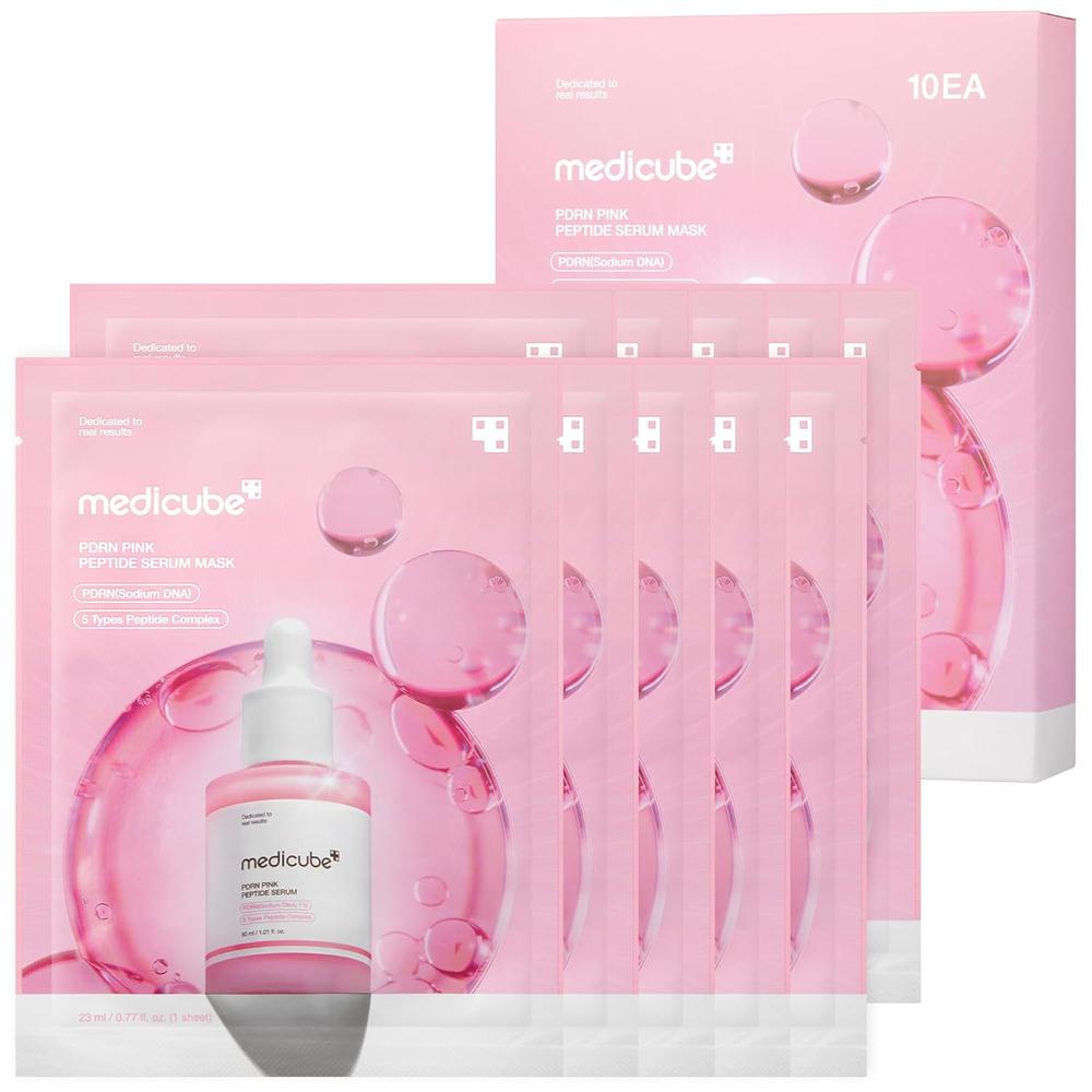 MASCARILLA FACIAL EN AMPOLLA PEPTIDO ROSA MEDICUBE PDRN 7.78 OZ / 230 ML