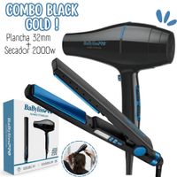 Combo BabylissPro Edicion Ilimitada Plancha Blue Black - Secador Nano Blue - BBLPP4PE