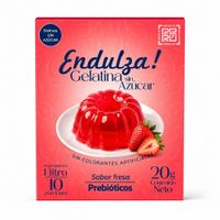 Gelatina Endulza Sabor Fresa - Cero azúcar