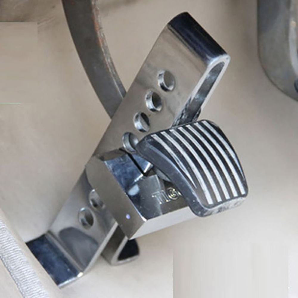 Candado de pedal Antirrobo Universal para Autos Plata
