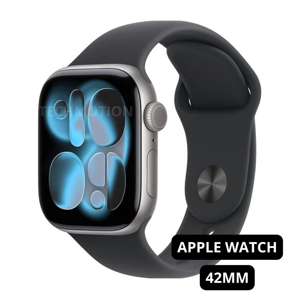 Apple Watch Series 11 Space Gray Aluminio GPS 42mm con Sport Band