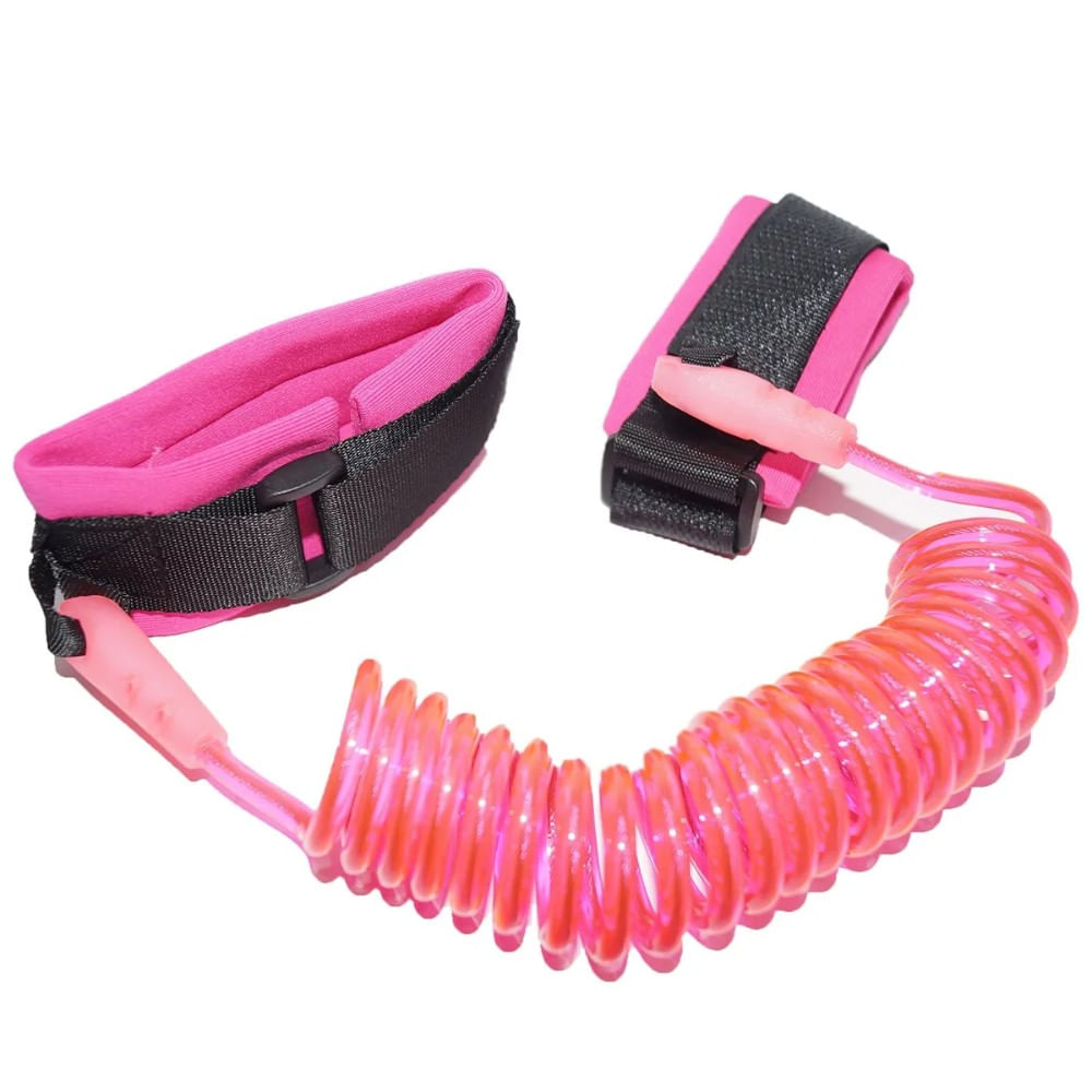 Pulsera Seguridad Anti Pérdida con Velcro Color Rosado