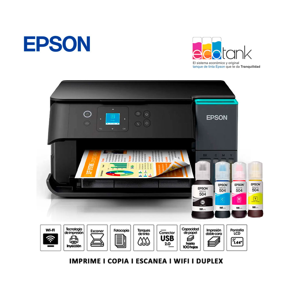 Impresora Epson Multifuncional L4360 Duplex WiFi