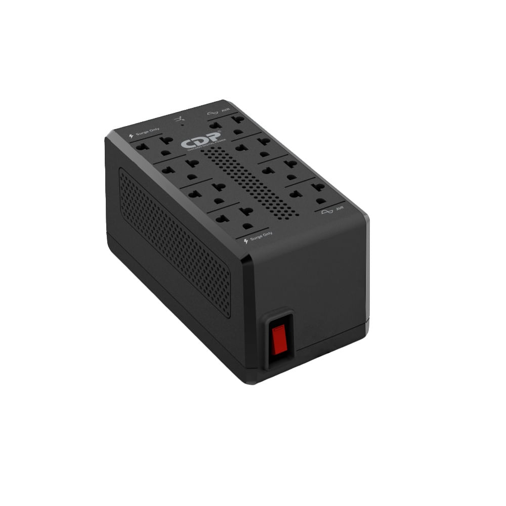 Estabilizador de voltaje con supresion de picos CDP RAVR1008i 1000VA-500Watts