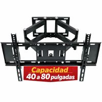 RACK TV SOPORTE PARA TELEVISOR DE 40 A 80 PULGADAS CON DOBLE BRAZO ARTICULADO