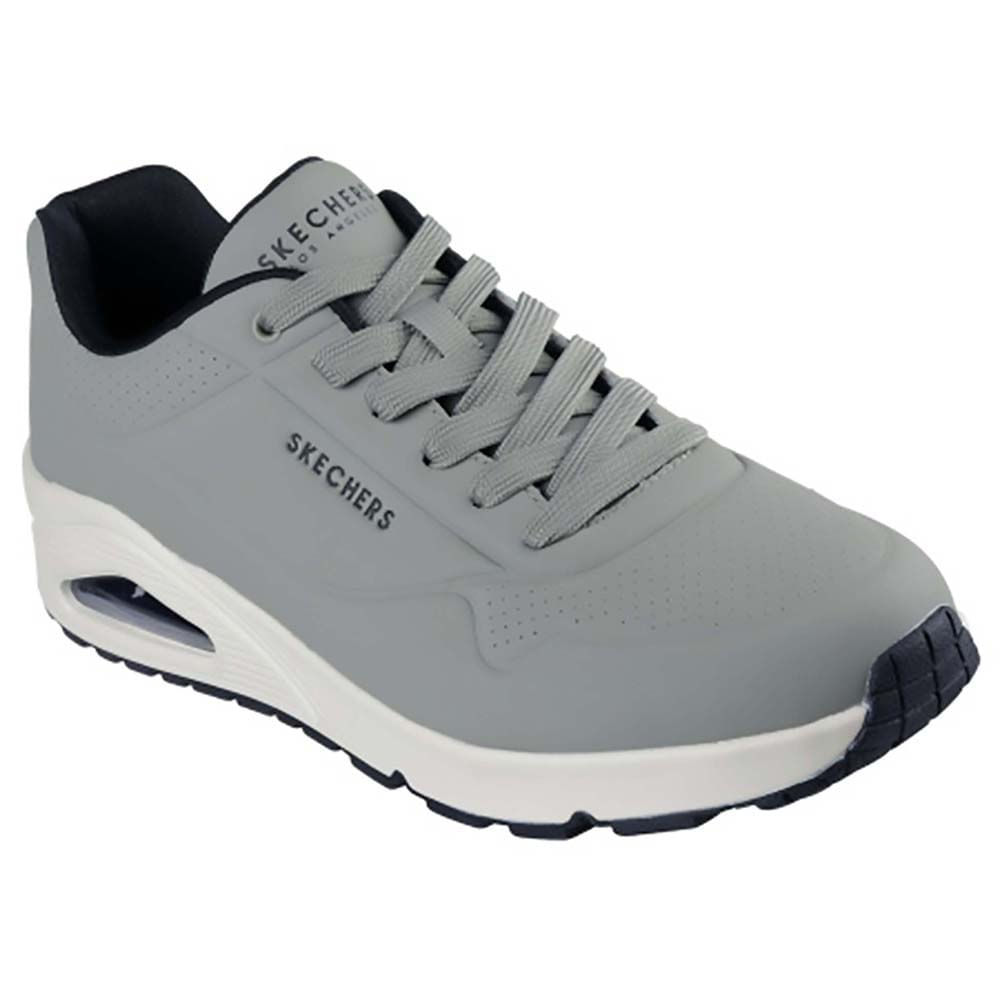 Zapatilla Skechers Hombre Gris 52458 OLBK Talla 46