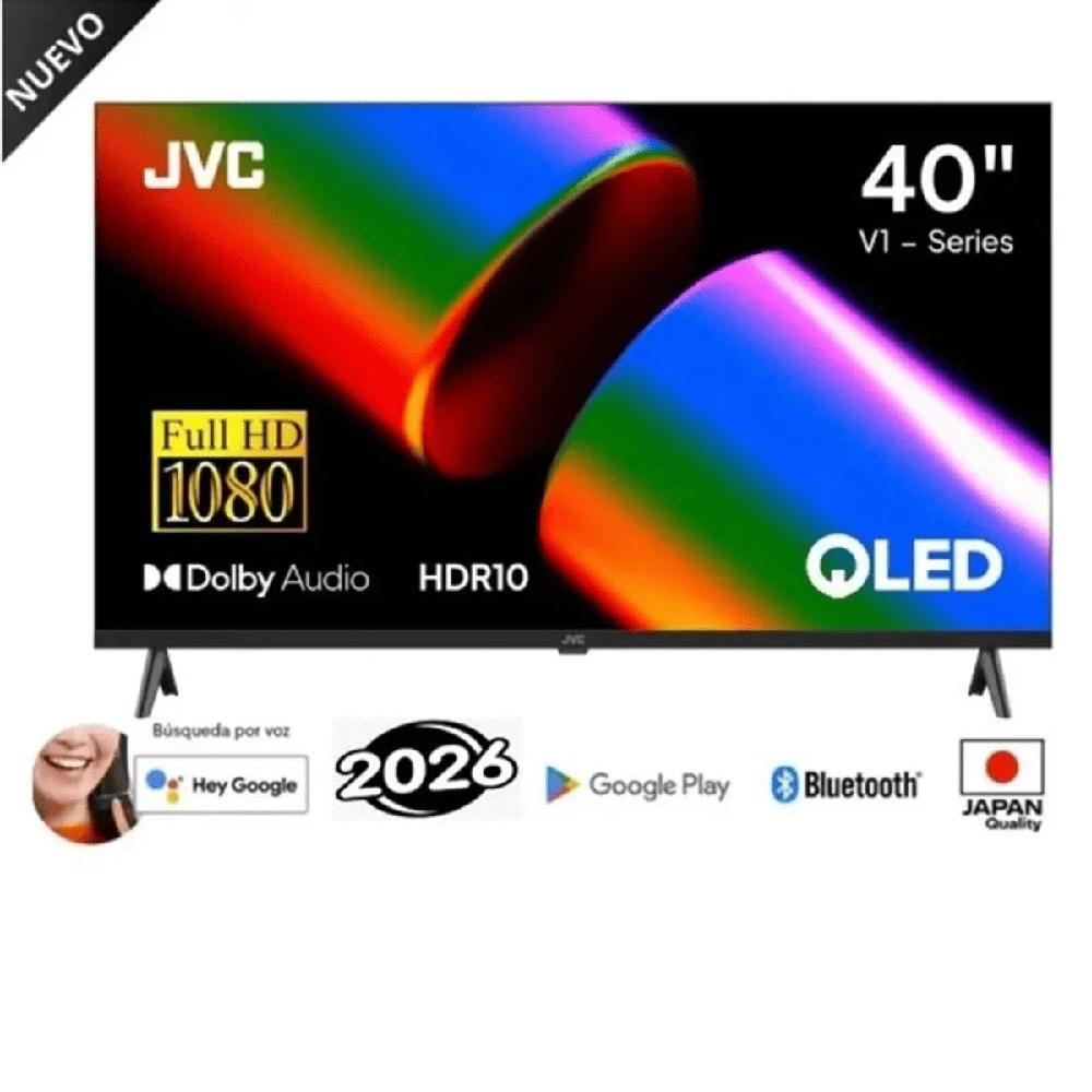 TELEVISOR JVC 40 PULGADAS QLED FHD Smart TV  GOOGLE TV LT-40KB758