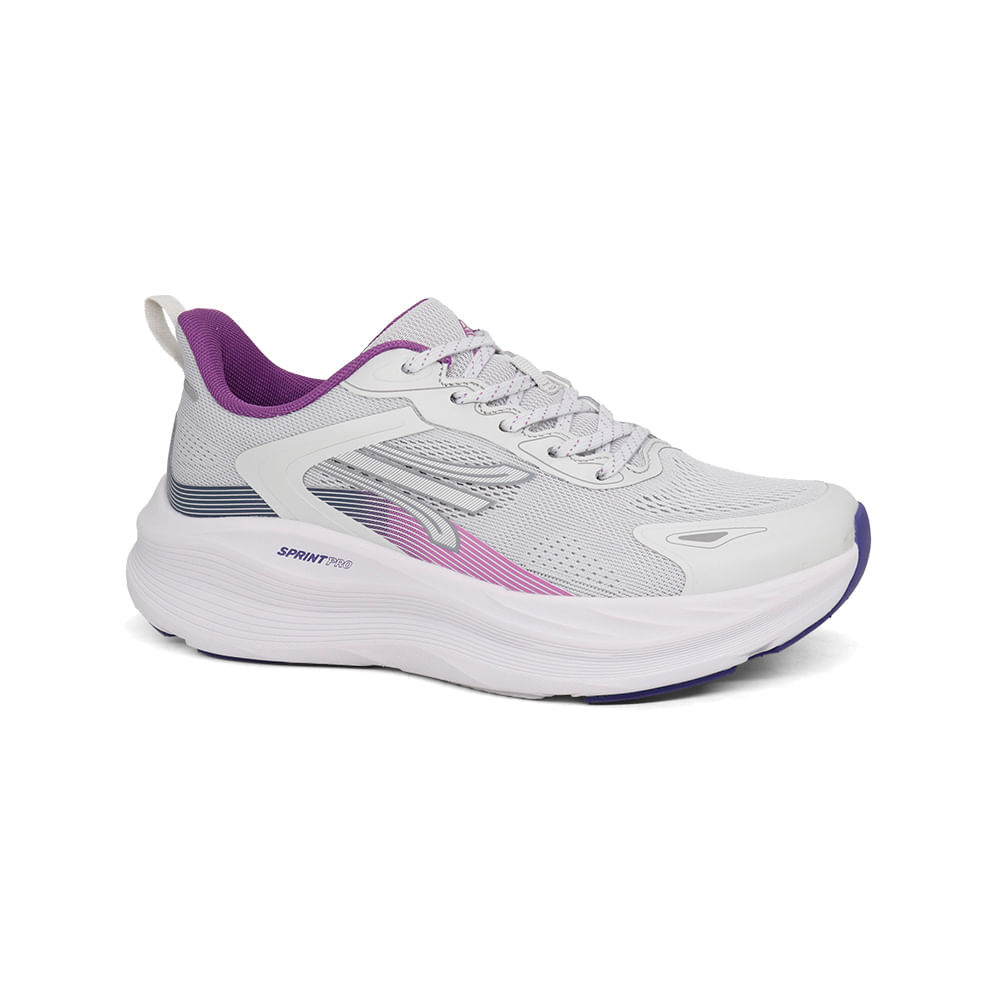 Zapatillas Running Mujer Apolo AD26-09Q2 GRIS-MORADO 40