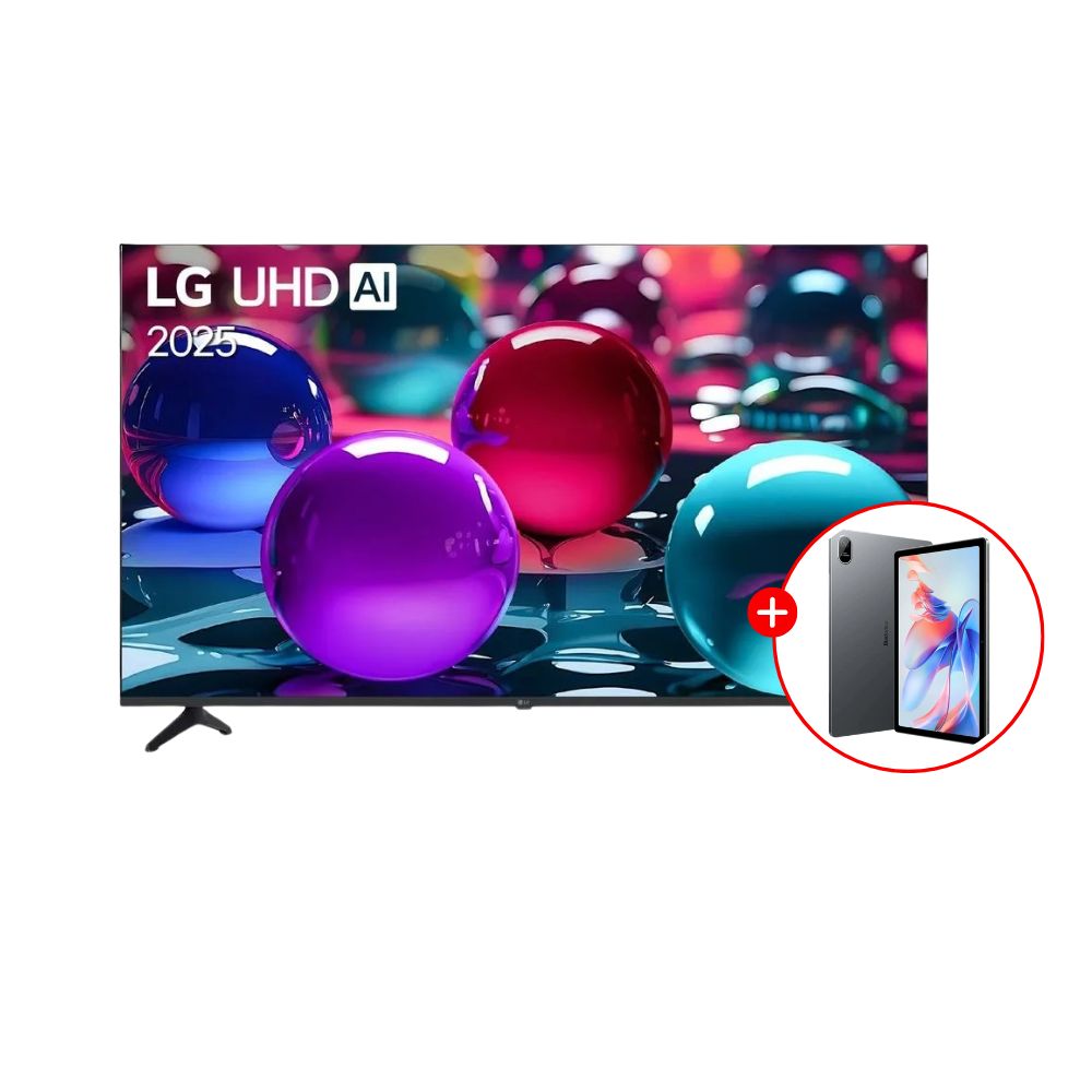 Combo Televisor LG 65 "" 65UA8050PSA 2025 LED 4K Ultra HD + Tablet Blackview Tab 11 WIFI Negro