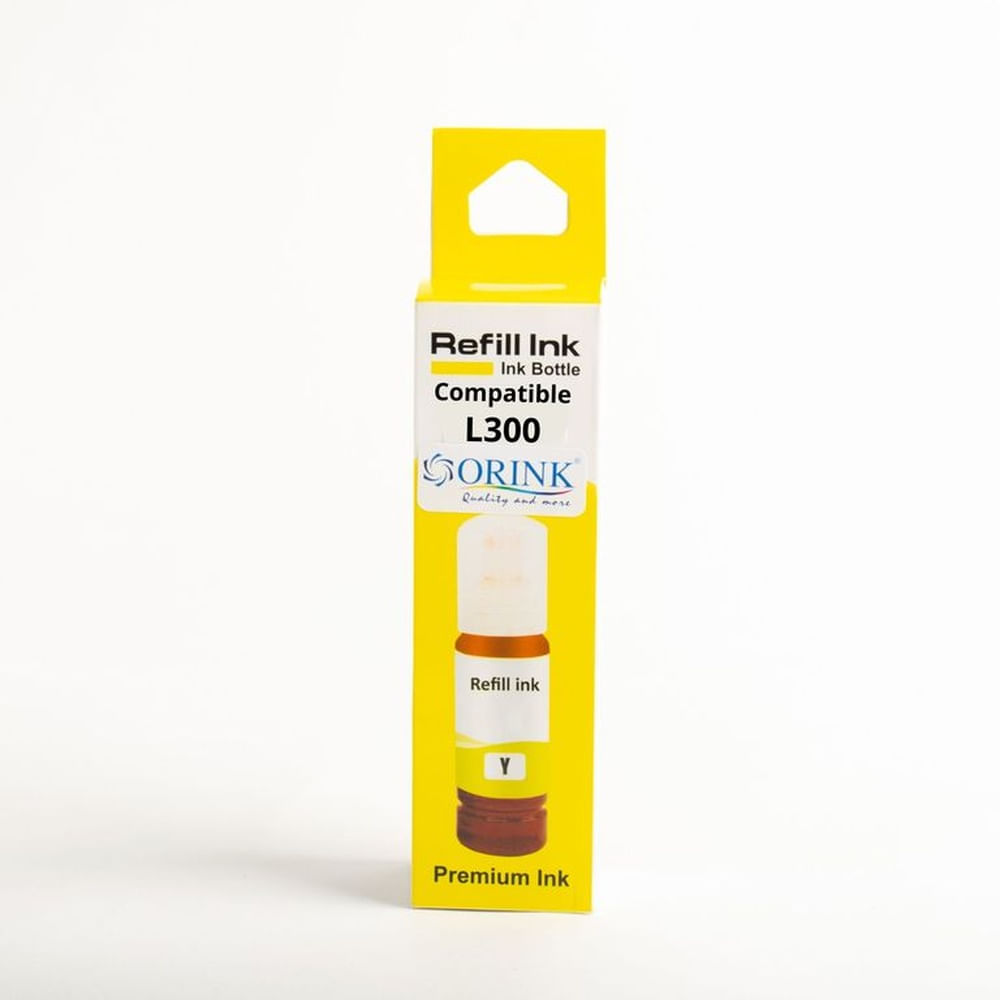 Tinta Compatible ORINK para la serie L300 o 544 Yellow 70 ml