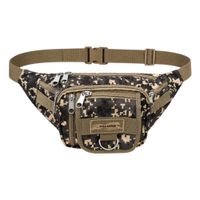 Canguro Táctico XL Full Force Multi Bolsillos Marrón Camuflado