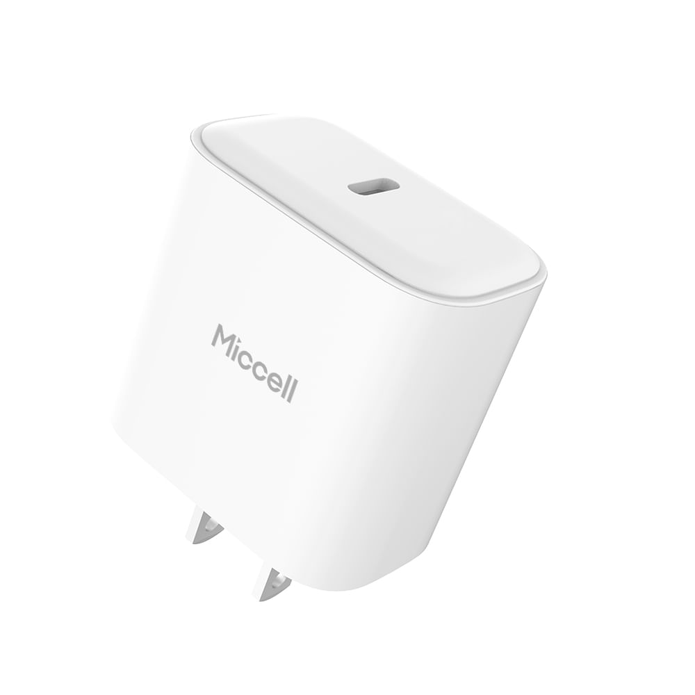 CargadorMiccell PD 25W USB-C Carga Rápida para Celular