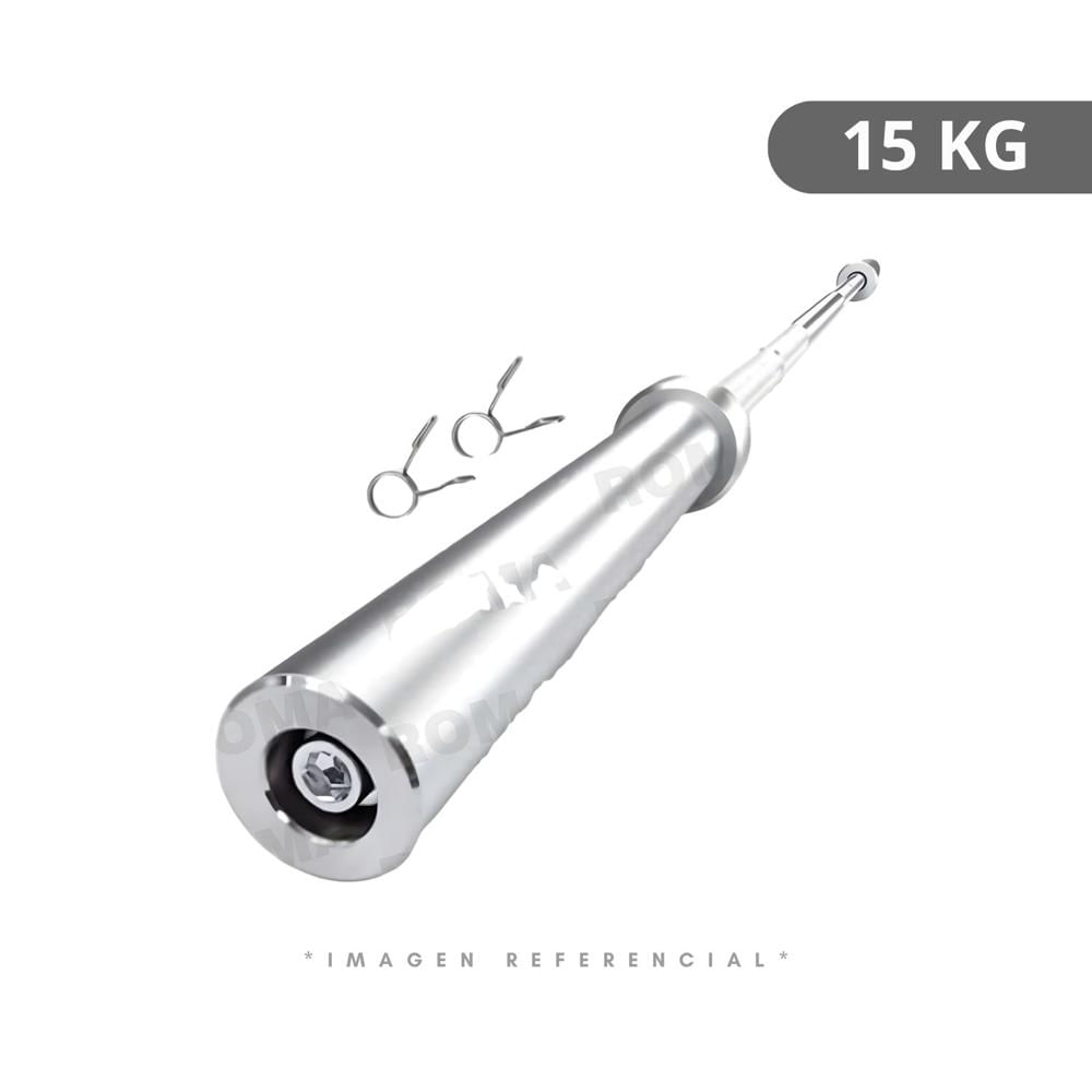 BARRA RECTA OLÍMPICA 15 KG