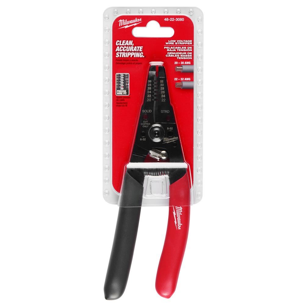 PELACALE Y CORTADOR DE CABLES DE BAJO VOLTAJE DE 20-30 AWG 48-22-3080 MILWAUKEE