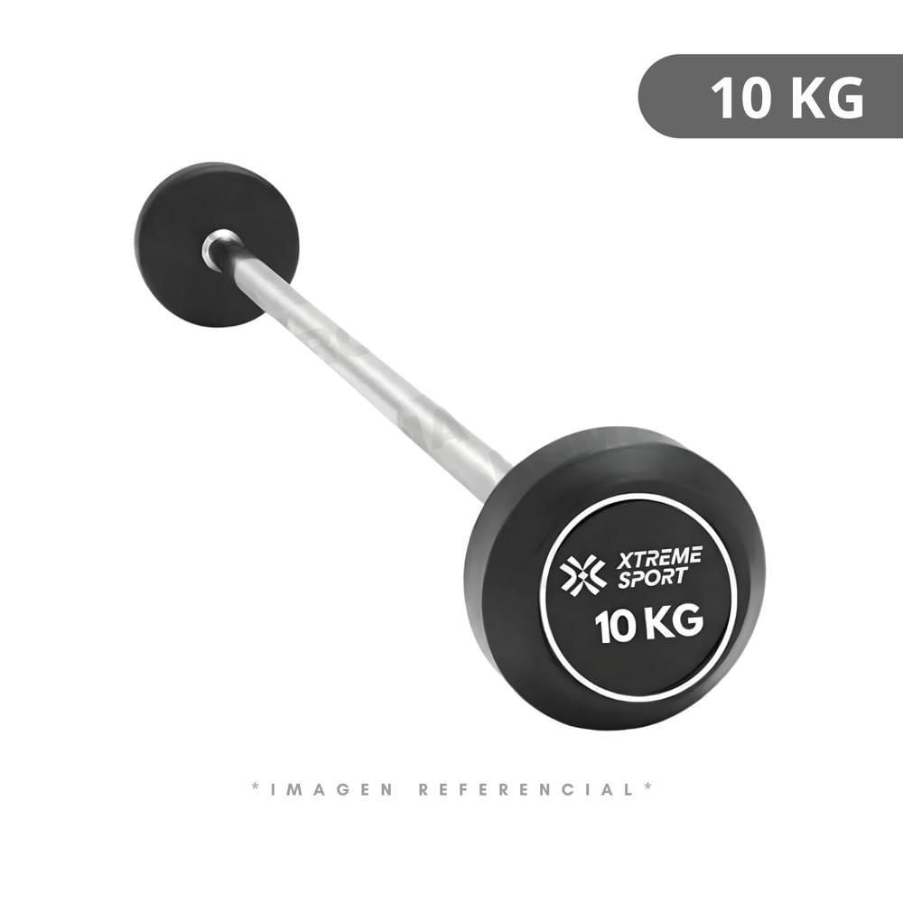 BARRA RECTA CON PESO FIJO DE 10 KG