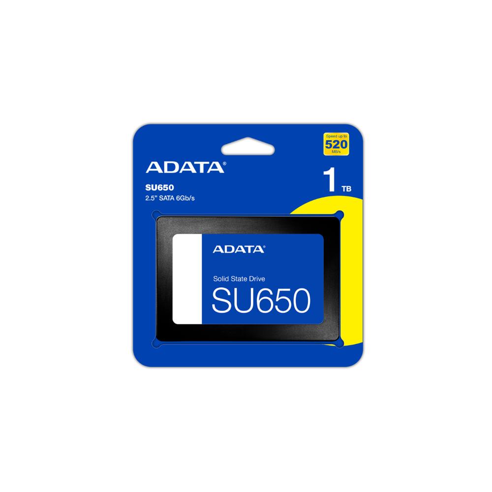 UNIDAD DE ESTADO SOLIDO SSD ADATA SU650 1?TB 2.5 SATA III