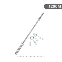 BARRA RECTA OLIMPICA DE 120 CM