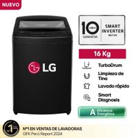 LAVADORA LG 16KG CARGA SUPERIOR TURBODRUM WT16OBVTB