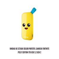 UNIDAD DE ESTADO SOLIDO PORTATIL SANDISK FORTNITE PEELY EDITION 1TB USB 3.2 GEN 2