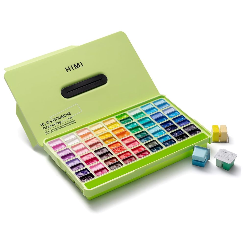HIMI TWIN JELLY CUP GOUACHE 72 COLORES 12ML