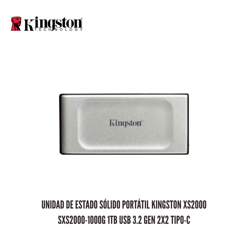 UNIDAD DE ESTADO SOLIDO PORTATIL KINGSTON XS2000 SXS2000-1000G 1TB USB 3.2 GEN 2X2 TIPO-C