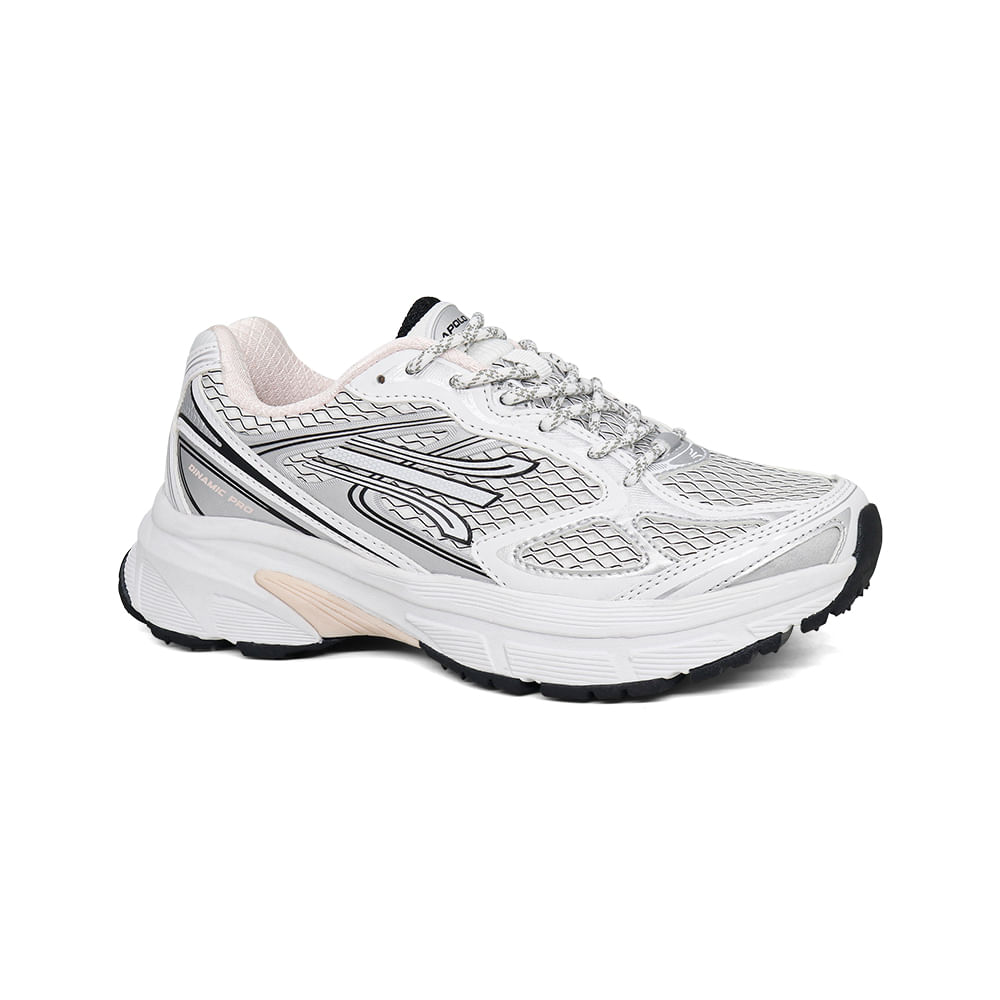 Zapatillas Running Mujer Apolo AD26-32Q2 BLANCO-PLATA Zapatillas Running Mujer Apolo AD26-32Q2 BLANCO/PLATA 35
