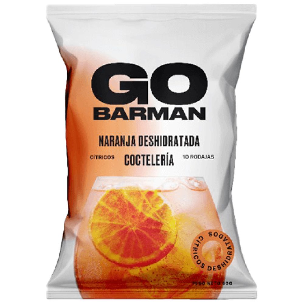 Naranja Deshidratada GO BARMAN Bolsa 45g