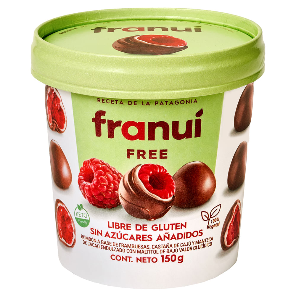 Bombones FRANUÍ Free Chocolate Pote 150g