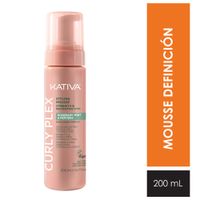 Mousse KATIVA Curly Plex Rosemary Mint Frasco 200ml