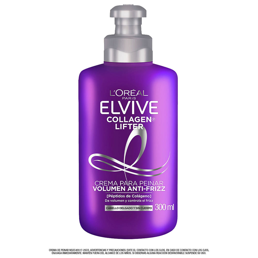 Crema para Peinar ELVIVE Colágeno Lifter Frasco 300ml