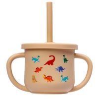 Vaso y Pocillo de Silicona INFANTI Diseño Dino