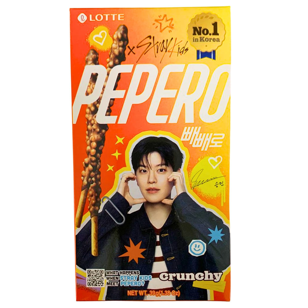Palitos de Galleta Pepero LOTTE Crunchy Caja 39g