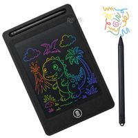 Pizarra Digital con Lápiz LCD Reutilizable Para Niños, Color Negro de 8.5""