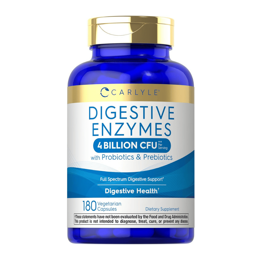 Carlyle Enzimas Digestivas Con Probióticos  180 Cápsulas