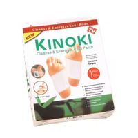 Parche Detox Pies Kinoki Adhesivos Relajantes Descanso Nocturno 10 Pads Bienestar