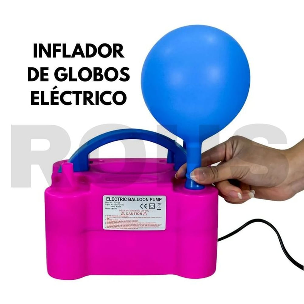 INFLADOR DE GLOBOS ELECTRICO Multicolor