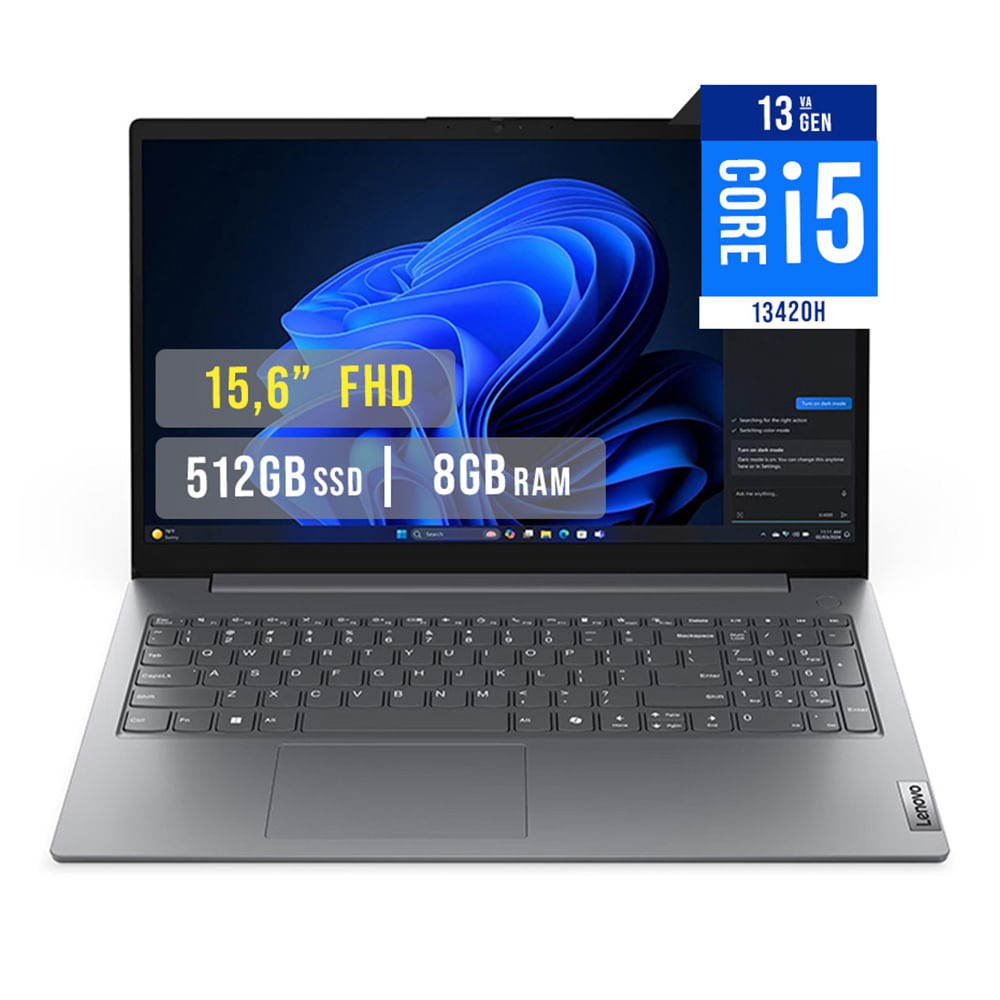 Laptop Lenovo V15 G5 IRL 15.6 FHD Intel Core i5-13420H 8GB DDR5 512GB SSD