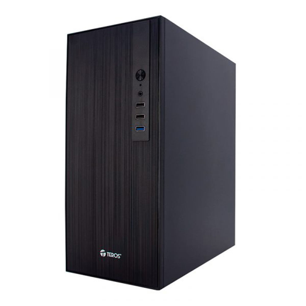 Case Teros TE-1034S Mini Tower ATX 250W USB 3.0 Negro para Micro-ATX