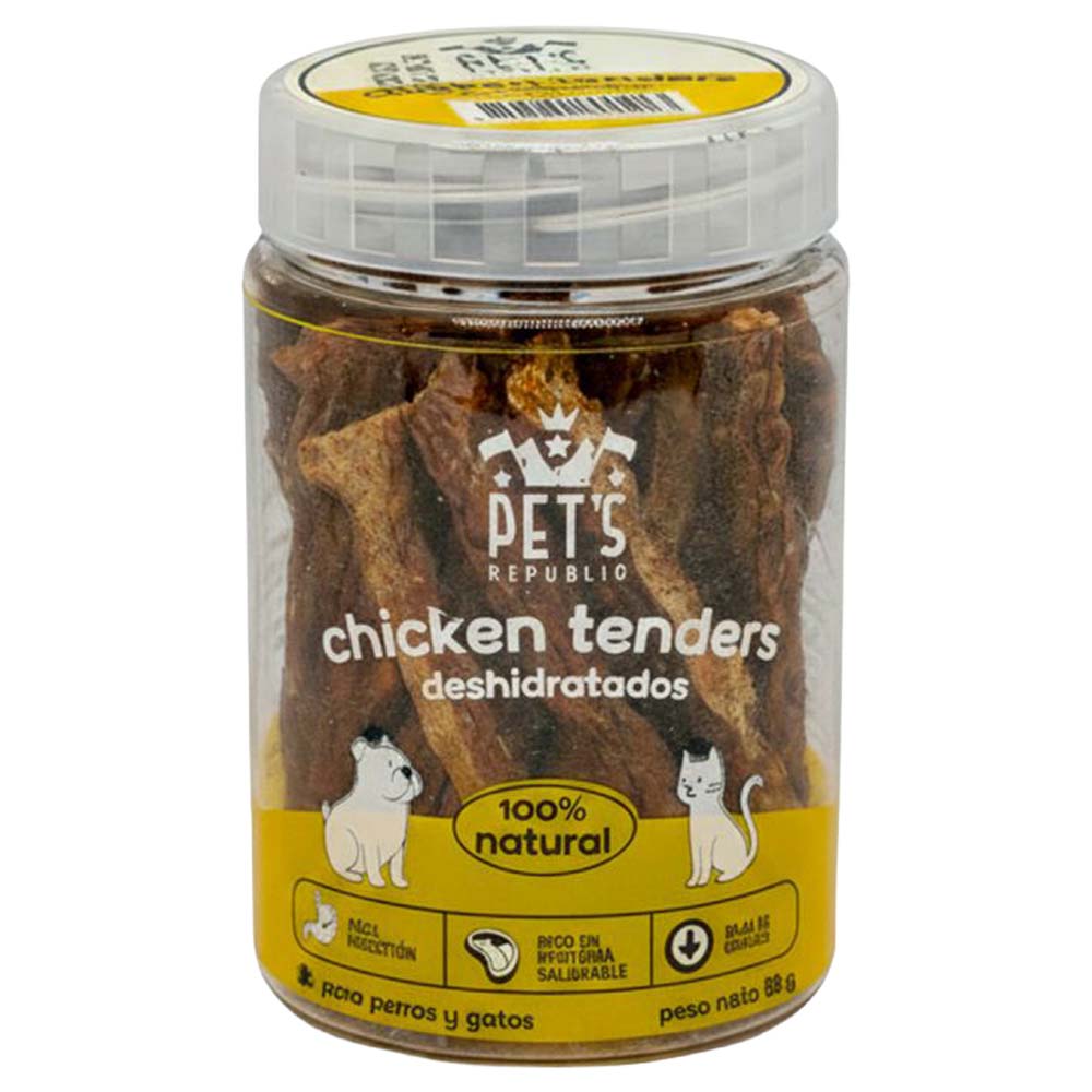 Alimento para Perro PETS REPUBLIC Snack Chicken Tenders Frasco 88g