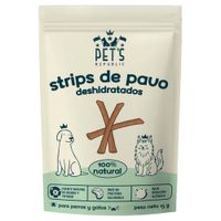 Alimento para Perro y Gato PETS REPUBLIC Snack Strips de Pavo Doypack 15g