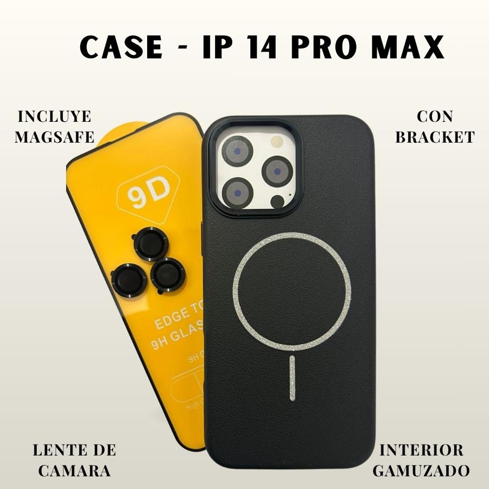 Case magsafe iphone 14 pro max negro