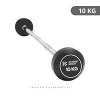 BARRA RECTA CON PESO FIJO DE 10 KG